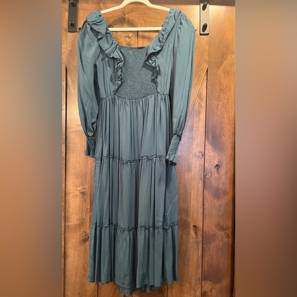 Elegant Teal Dress